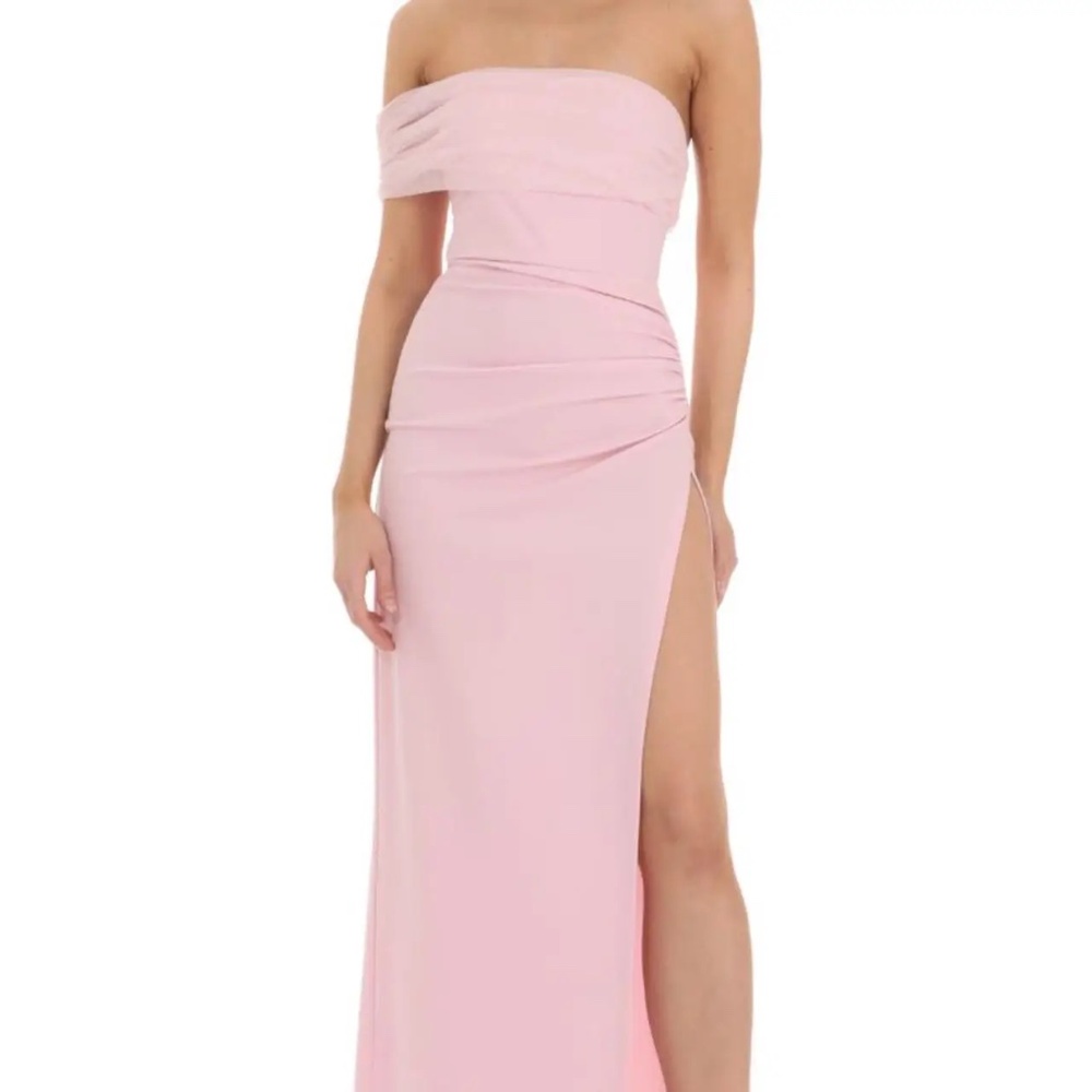 Pink Lucy in the Sky Formal Maxi Dress